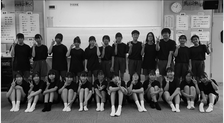 丸内中学校 吹奏楽部の皆さん