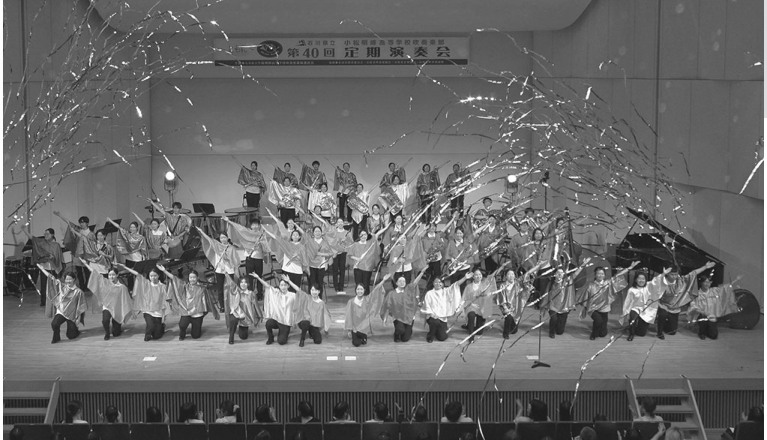 石川県立小松明峰高等学校 吹奏楽部の皆さん